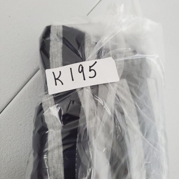 Talbots Womens Blue Striped Top Size M Hooded Kangaroo Pocket Athleisure Active - Picture 8 of 8